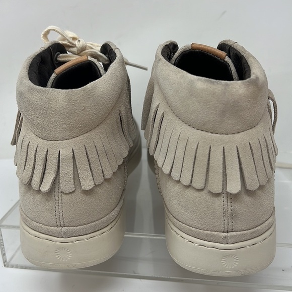 Mens Sz 9 Ugg Australia Cali Lace High Fringe Suede Chukka Sneakers 1020137 main image 8